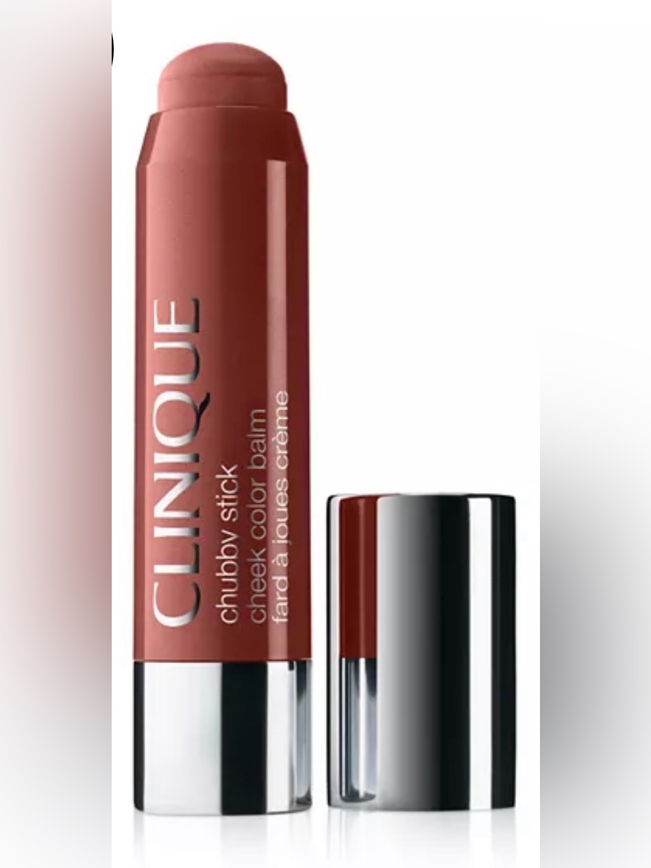 Clinique Chubby Stick Cheek Color Balm Cream Blush Amps Up Apple Nib!